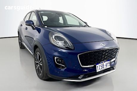 Blue 2020 Ford Puma Hatchback