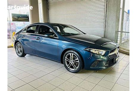 Blue 2019 Mercedes-Benz A180 Sedan