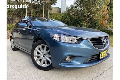 Blue 2013 Mazda 6 Wagon Touring