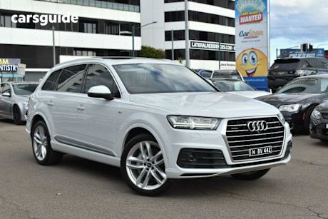 White 2016 Audi Q7 Wagon 3.0 TDI Quattro