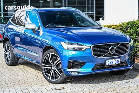 Blue 2017 Volvo XC60 Wagon T6 R-Design