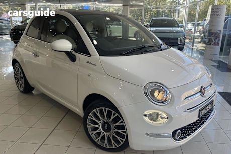 White 2022 Fiat 500 Hatchback Dolcevita
