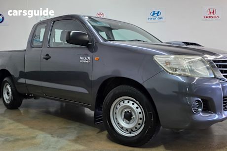 Grey 2012 Toyota Hilux X Cab Pickup Sr