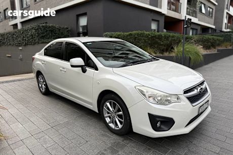 White 2014 Subaru Impreza Sedan 2.0I (awd)
