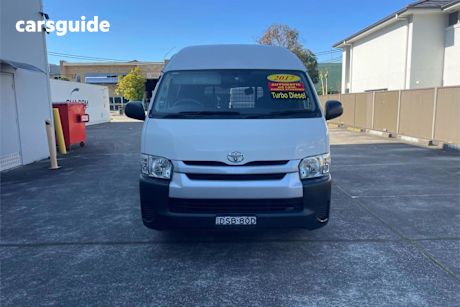 White 2017 Toyota Hiace Van Slwb