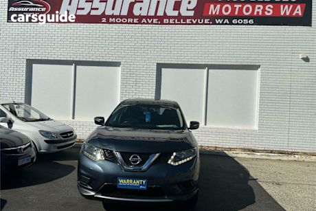 Blue 2015 Nissan X-Trail Wagon ST (fwd)