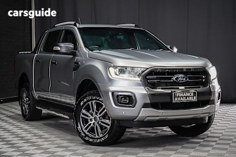 Silver 2021 Ford Ranger Double Cab Pick Up Wildtrak X 2.0 (4X4)