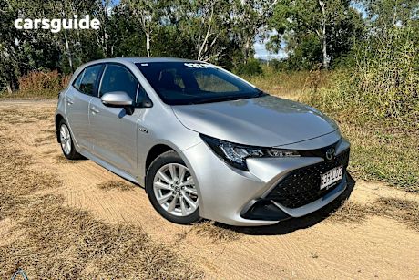 Silver 2024 Toyota Corolla Hatchback Ascent Sport Hybrid