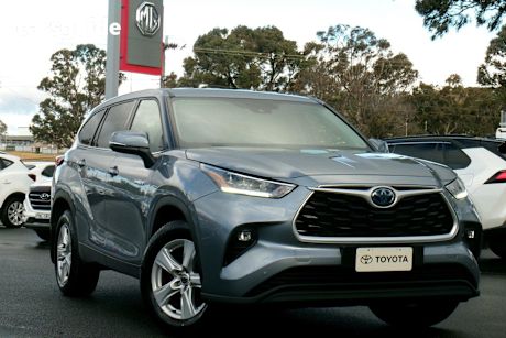 Blue 2022 Toyota Kluger Wagon GX Hybrid AWD