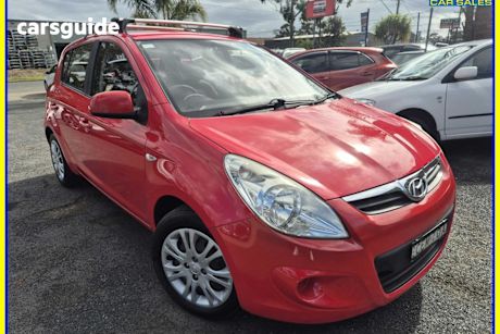 Red 2011 Hyundai I20 Hatchback Active