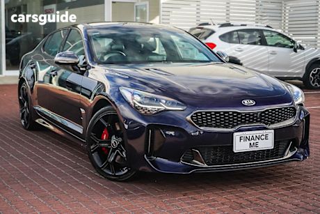 Blue 2019 Kia Stinger Sedan GT (blk LTH W Michelin Tyr)
