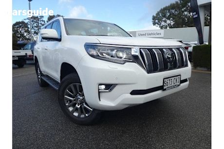 White 2021 Toyota Landcruiser Prado Wagon