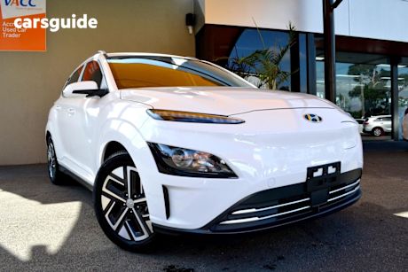 White 2022 Hyundai Kona Wagon Elite Electric EXT Range