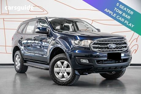 Blue 2020 Ford Everest Wagon Ambiente (rwd)
