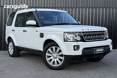 White 2014 Land Rover Discovery 4 Wagon 3.0 TDV6