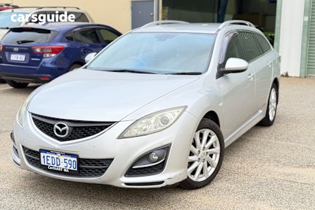 Silver 2010 Mazda 6 Wagon Touring