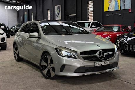 Silver 2017 Mercedes-Benz A200 Hatchback