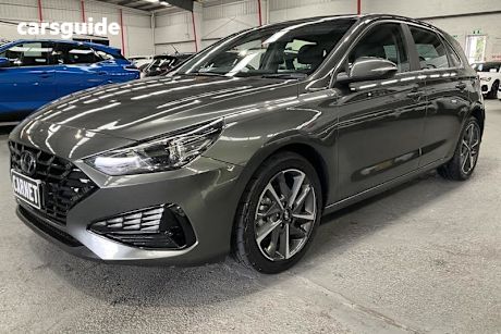 Grey 2022 Hyundai I30 Hatchback Active