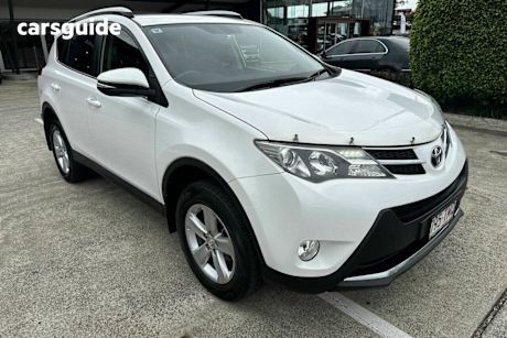 White 2013 Toyota RAV4 Wagon Gxl (2Wd)