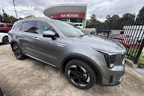 Grey 2025 Kia Sorento Wagon Sport+ 7 Seat