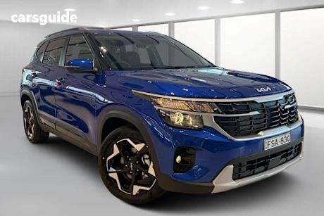 Blue 2024 Kia Seltos Wagon Sport+ (fwd)