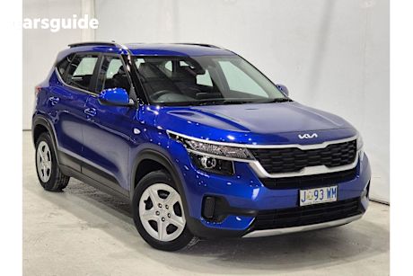 Blue 2021 Kia Seltos SUV S F