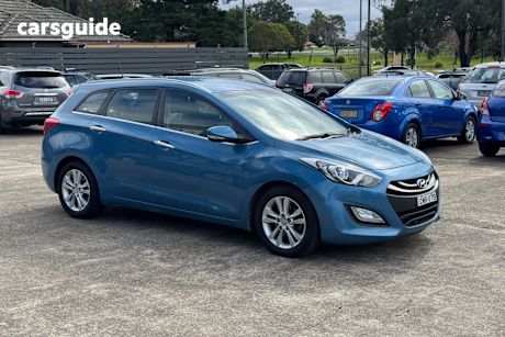 Blue 2013 Hyundai I30 Wagon Tourer Elite 1.6 Crdi