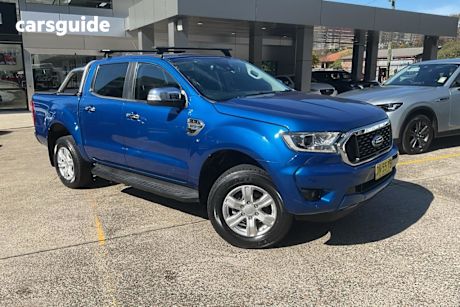 Blue 2021 Ford Ranger Double Cab Pick Up XLT 3.2 (4X4)