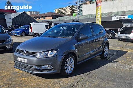 Grey 2015 Volkswagen Polo Hatch 81 TSI COMFORTLINE 6R MY15