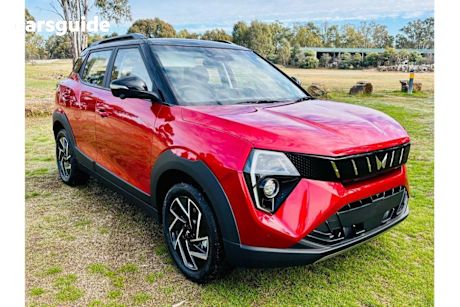 Red 2025 Mahindra XUV 3XO Wagon AX7L