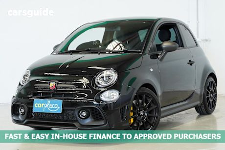 Black 2024 Abarth 695 Hatchback Competizione