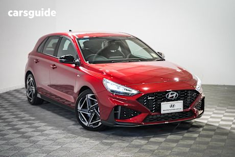 Red 2025 Hyundai I30 Hatchback N Line Mhev