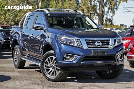 Blue 2020 Nissan Navara Ute Tray ST-X 4X4