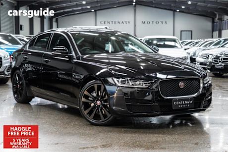 Black 2016 Jaguar XE Sedan 20T Prestige