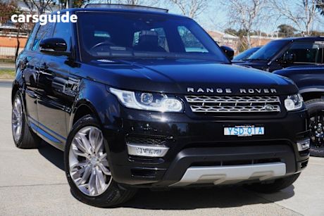 Black 2017 Land Rover Range Rover Sport Wagon 3.0 SDV6 HSE