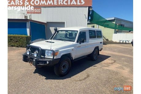 White 2018 Toyota Landcruiser SUV WORKMATE TROOPCARRIER 4X4