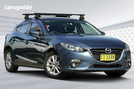 Blue 2015 Mazda 3 Hatchback Maxx