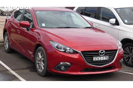 Red 2015 Mazda 3 Hatchback Maxx