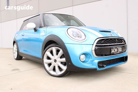 Blue 2014 Mini Cooper Hatchback S