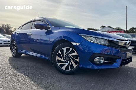 Blue 2016 Honda Civic Sedan VTI-S