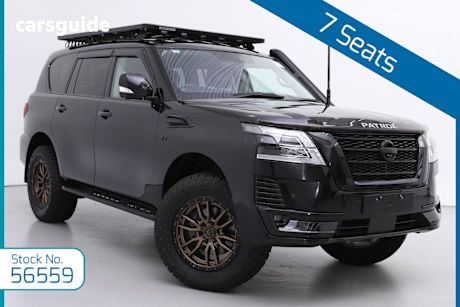 Black 2022 Nissan Patrol Wagon TI-L (4X4)