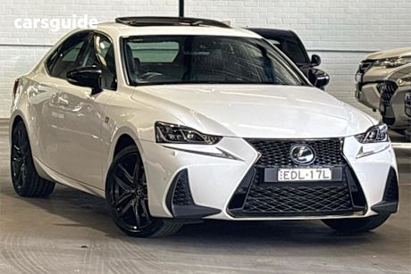 White 2020 Lexus IS350 Sedan F Sport Black Line Edition