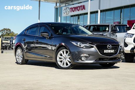 Grey 2015 Mazda 3 Sedan SP25