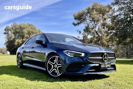Blue 2020 Mercedes-Benz CLA200 Coupe