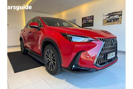 Red 2024 Lexus NX SUV NX350H LUXURY F