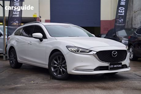 White 2024 Mazda 6 Wagon G25 Touring