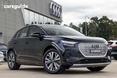 Black 2024 Audi Q4 E-Tron SUV 45 R