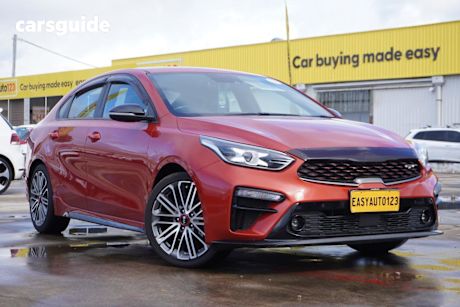 Orange 2019 Kia Cerato Sedan GT Safety Pack