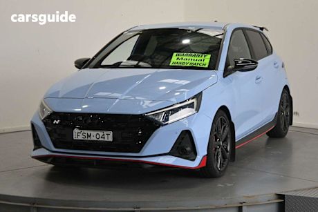 Blue 2023 Hyundai I20 Hatchback N