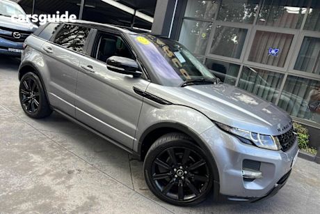 Silver 2013 Land Rover Range Rover Evoque Wagon SD4 Dynamic